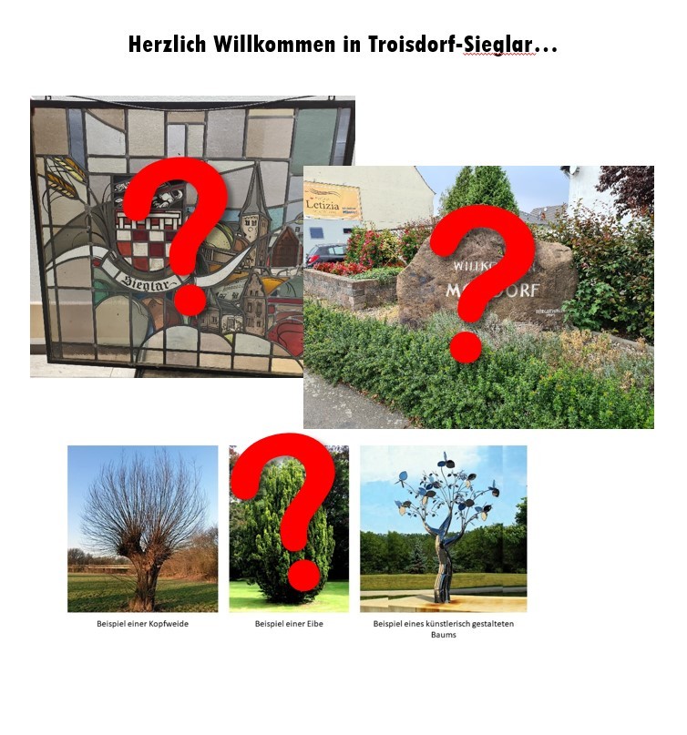 verschiedene Ortseingänge