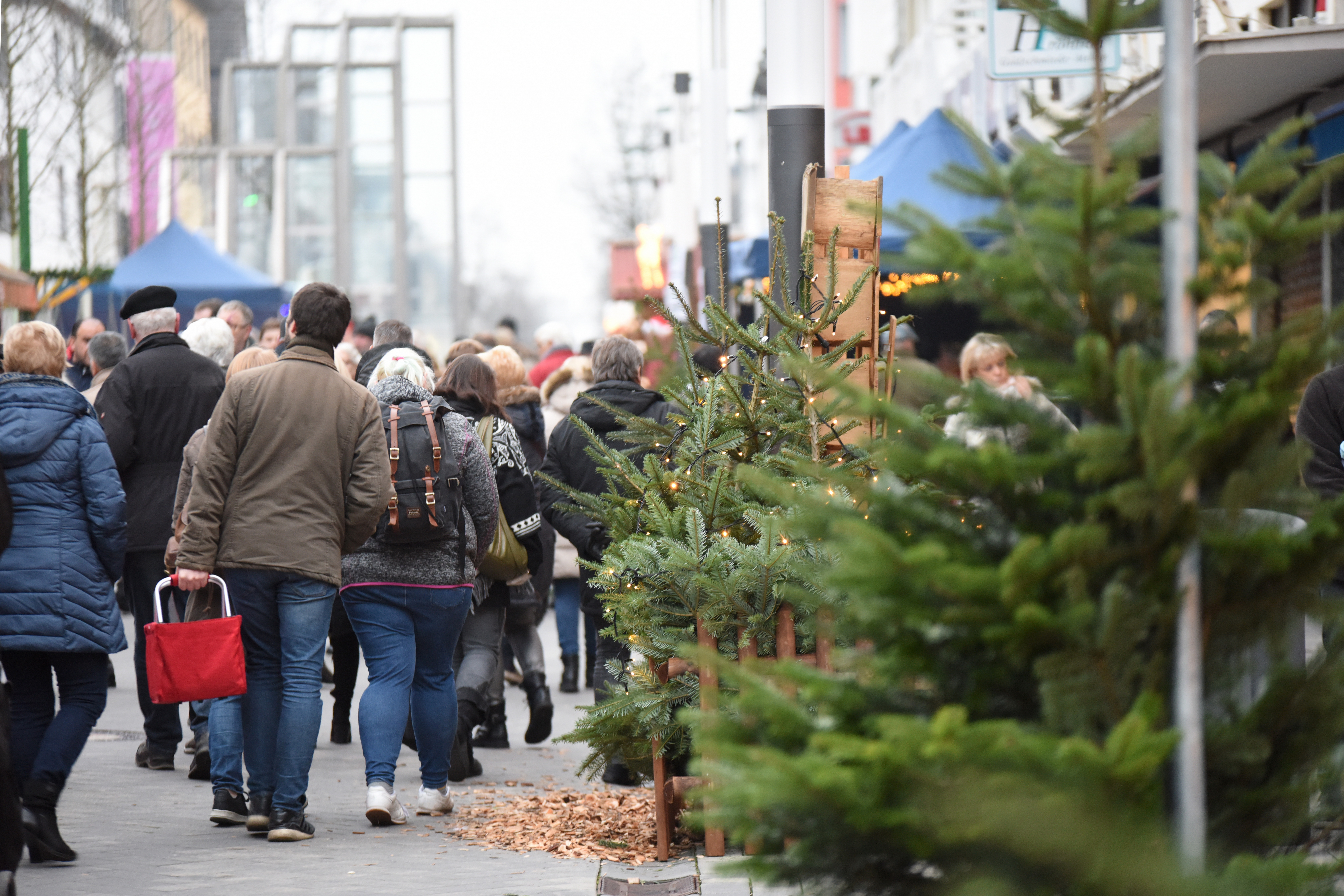 Winterwald in der Fußgängerzone