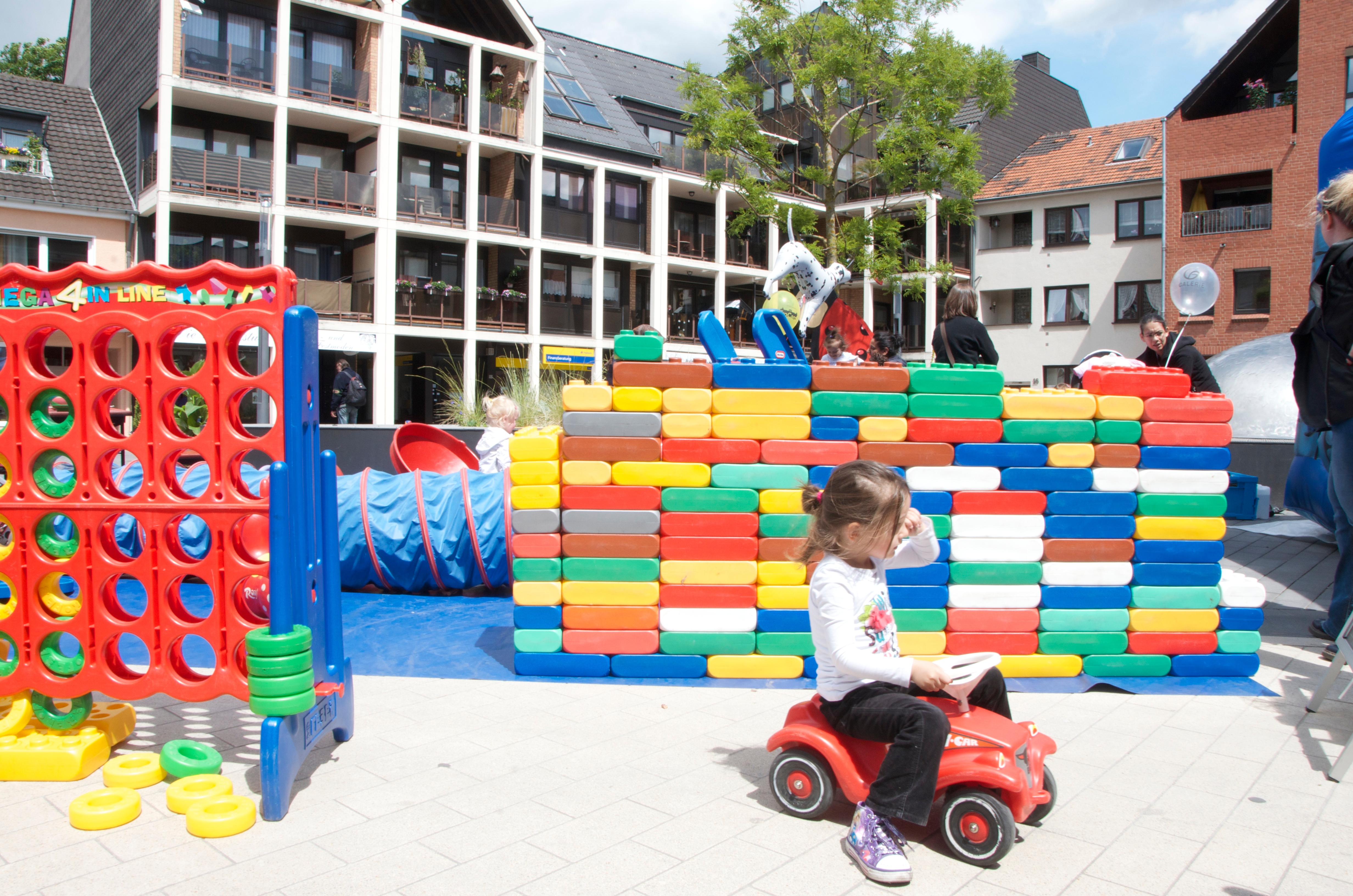 Spielen in der Innenstadt