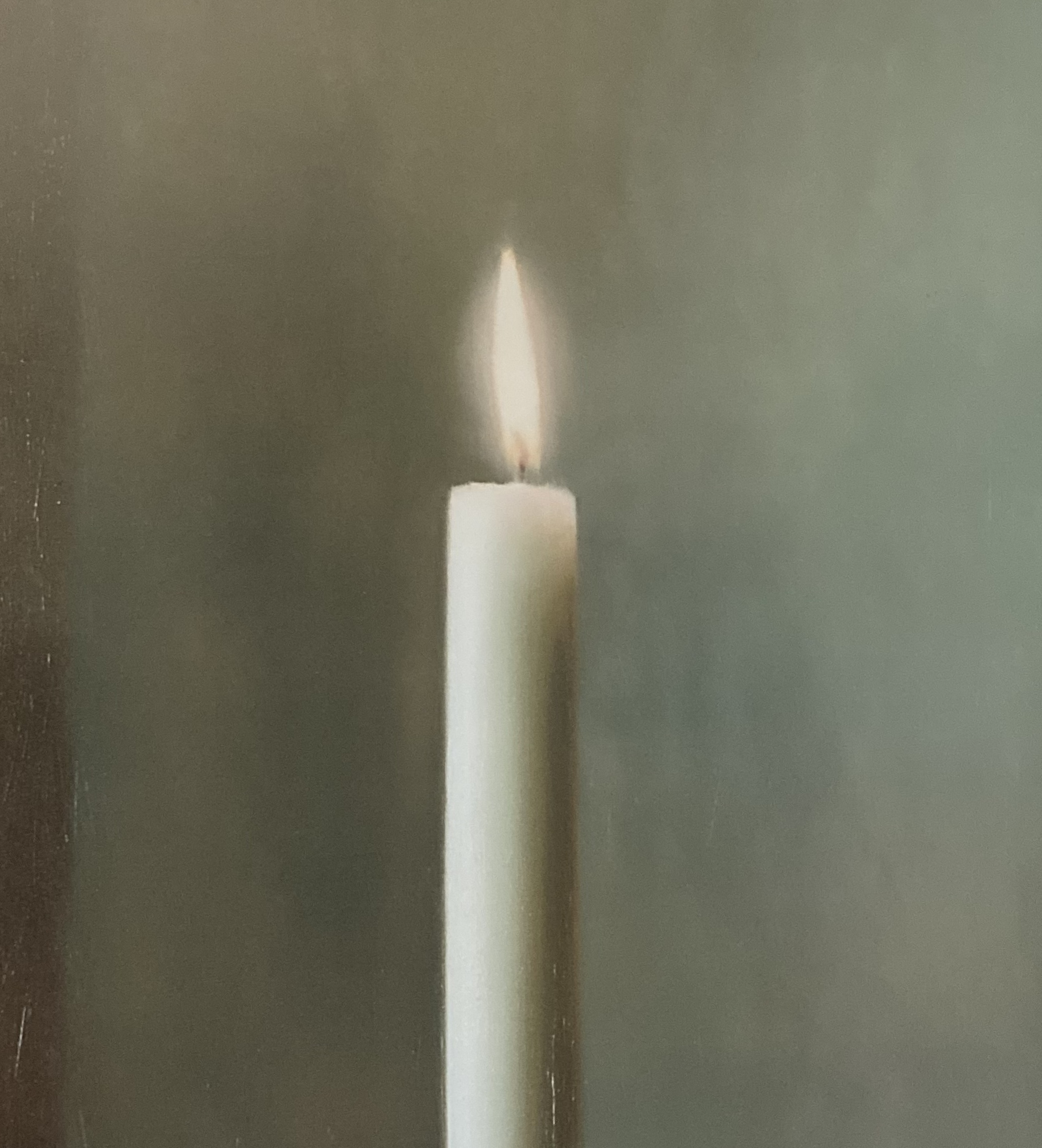 Kunstwerk "Die Kerze" von Gerhard Richter