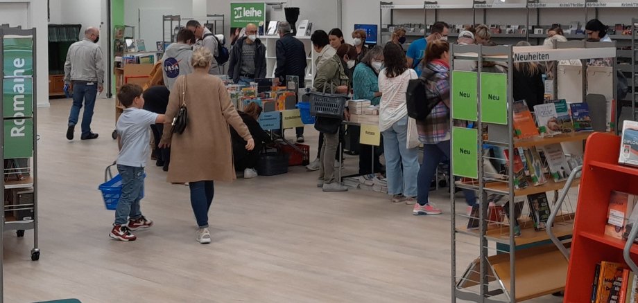 Medienflohmarkt in der Stadtbibliothek