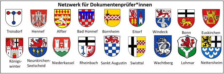 Logos der beteiligten Städte und Gemeinden