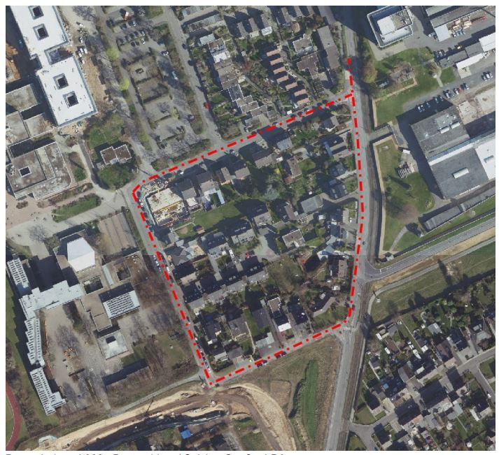 Luftaufnahme von Troisdorf-Sieglar