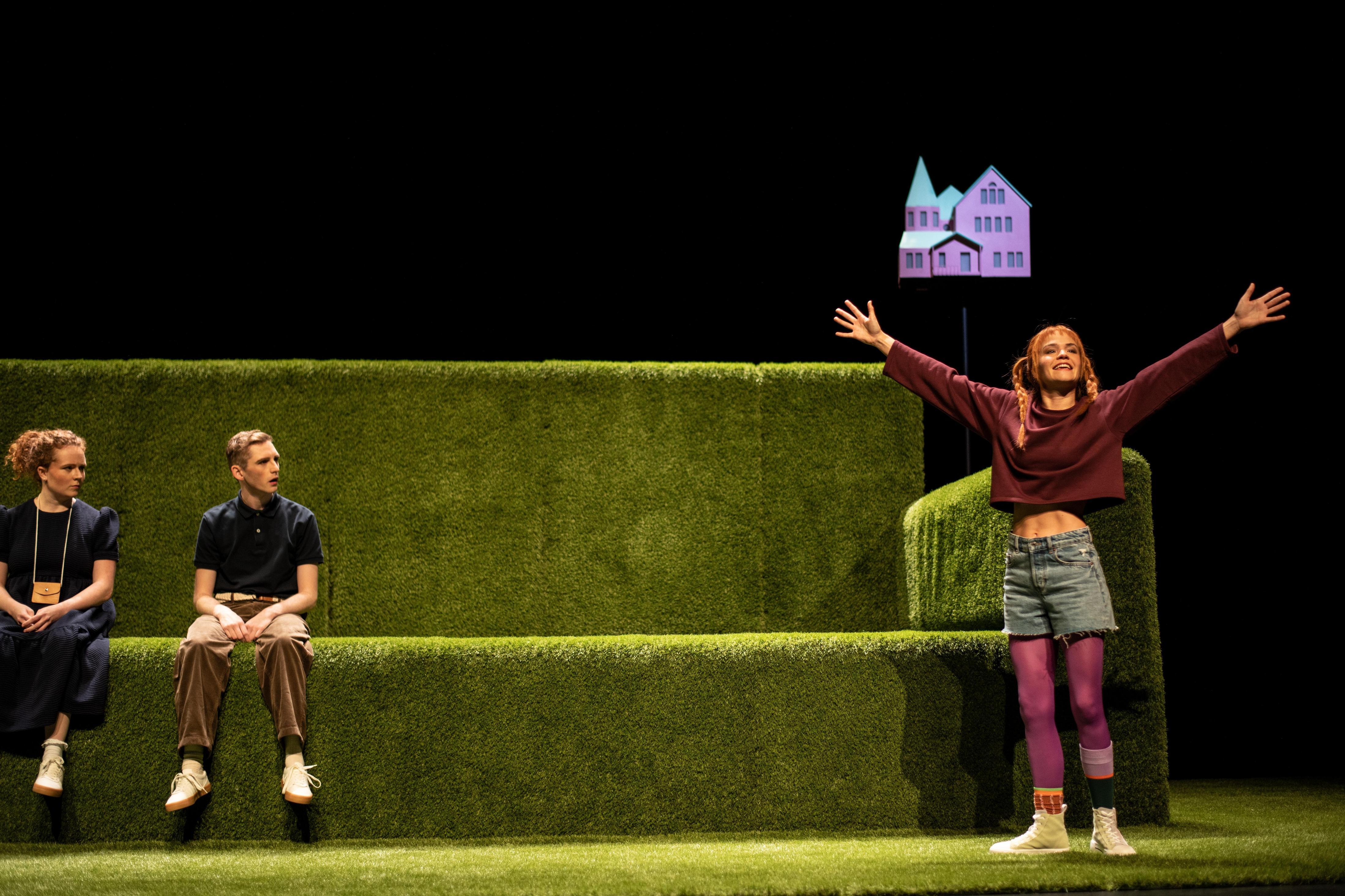 Pippi Langstrumpf auf der Bühne