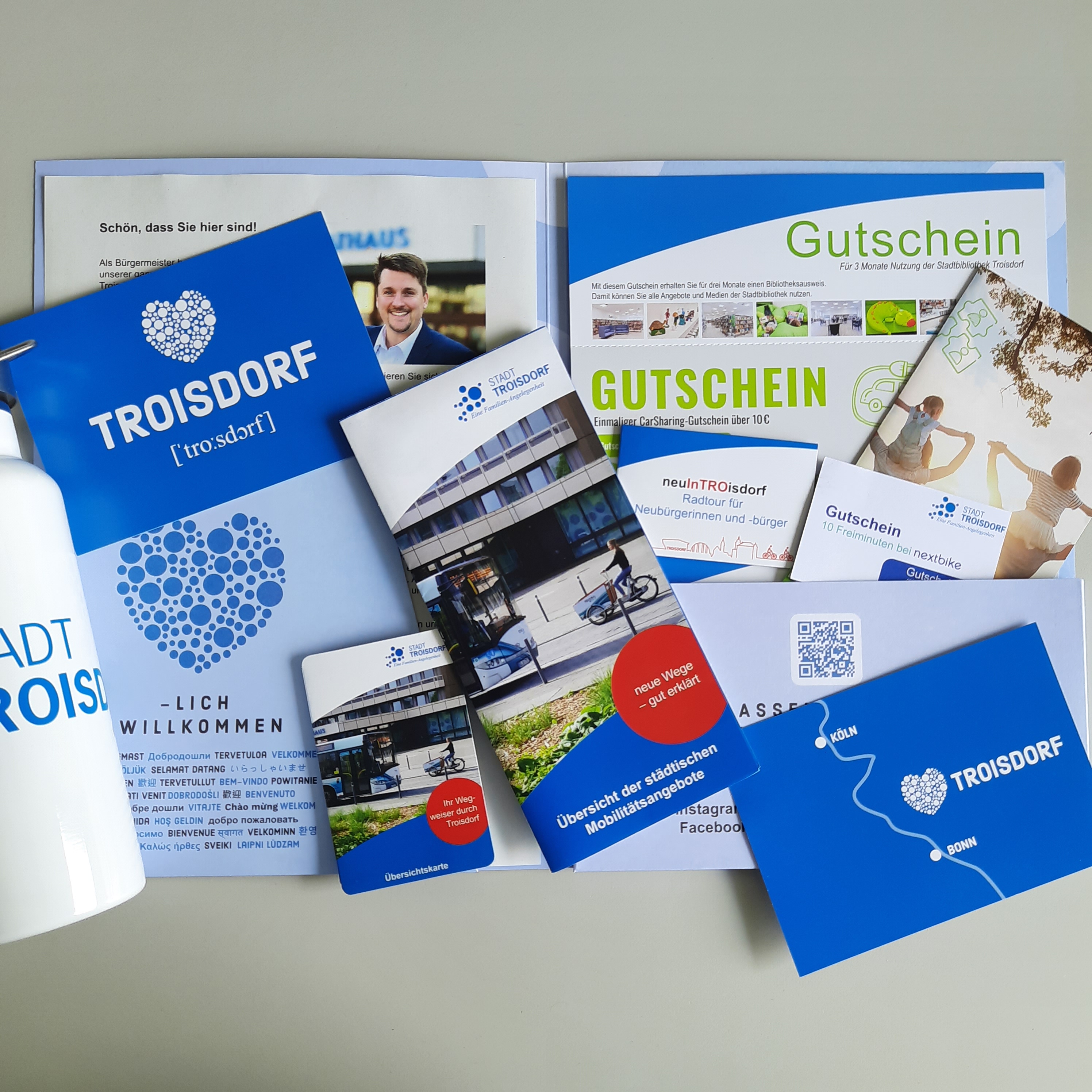 Prospekte der Stadt Troisdorf