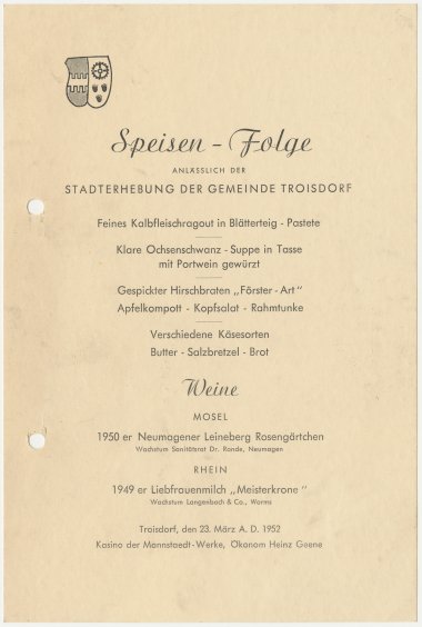 Speisen-Folge