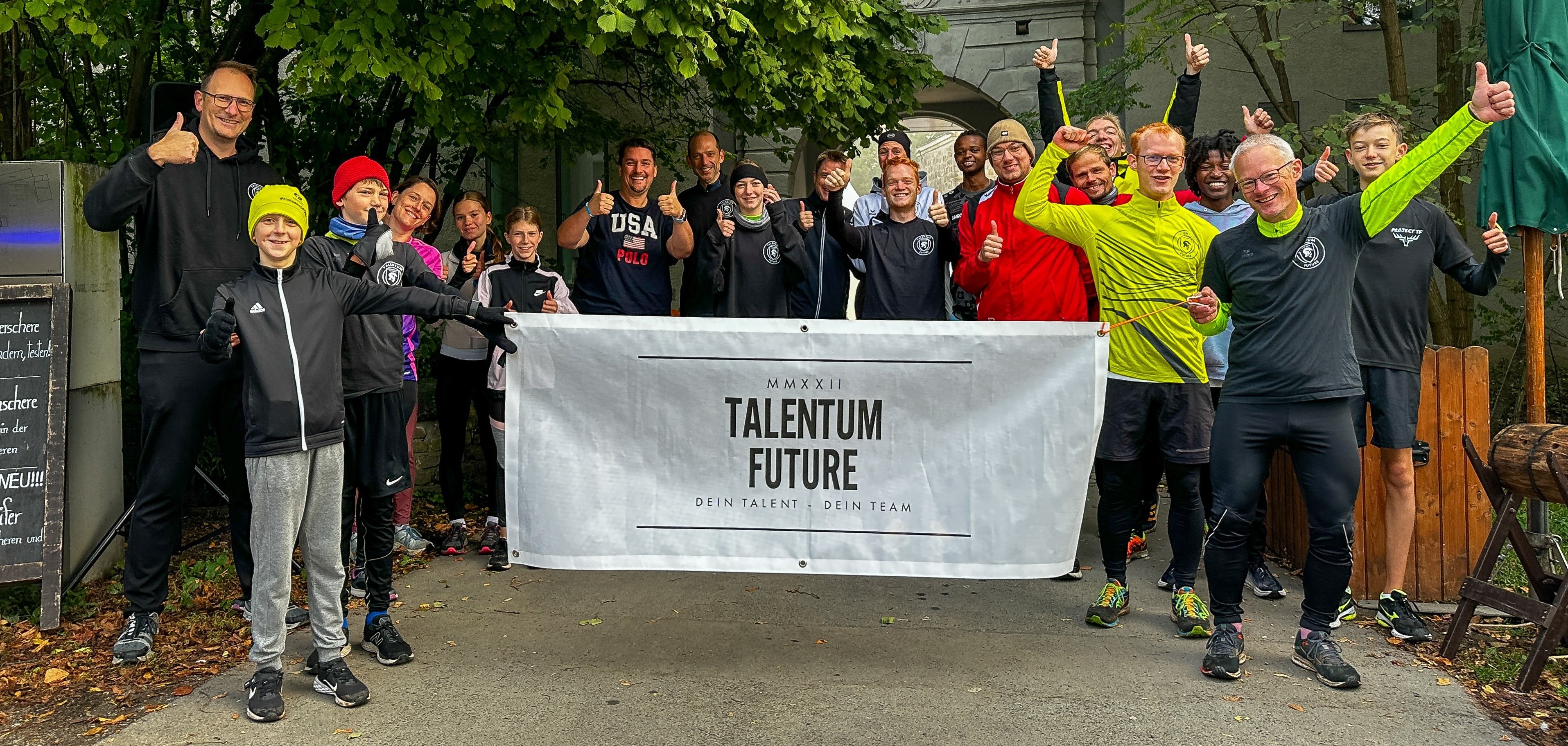 Bürgermeister Alexander Biber nimmt am Lauftreff teil.