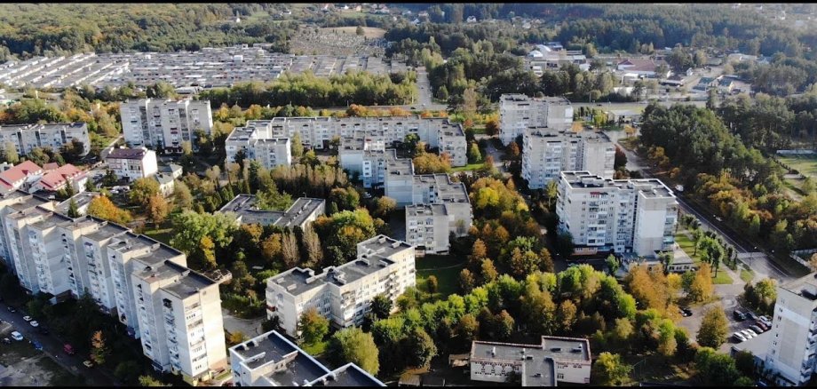 Blick auf Nowojaworiwsk
