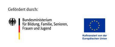 Logo gefördert durch Bundesministerium für Bildung, Familie, Senioren, Frauen und Jugend