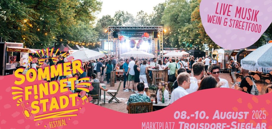Plakat Sommer findet Stadt