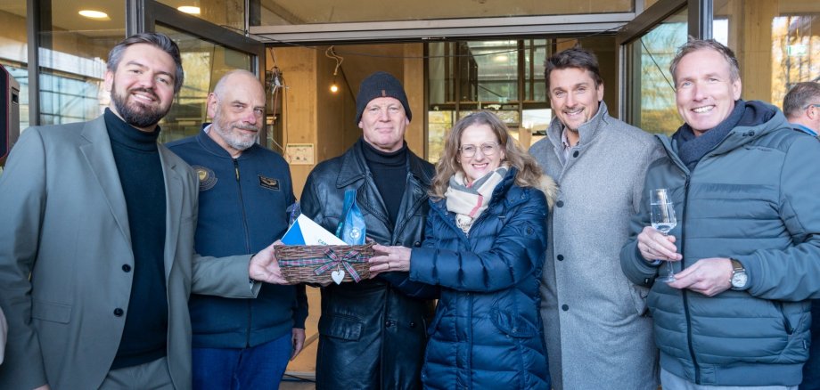 v.l.: Miller (Trowista), Schmidt, Rogasch, Bußmann, Biber, Stommel