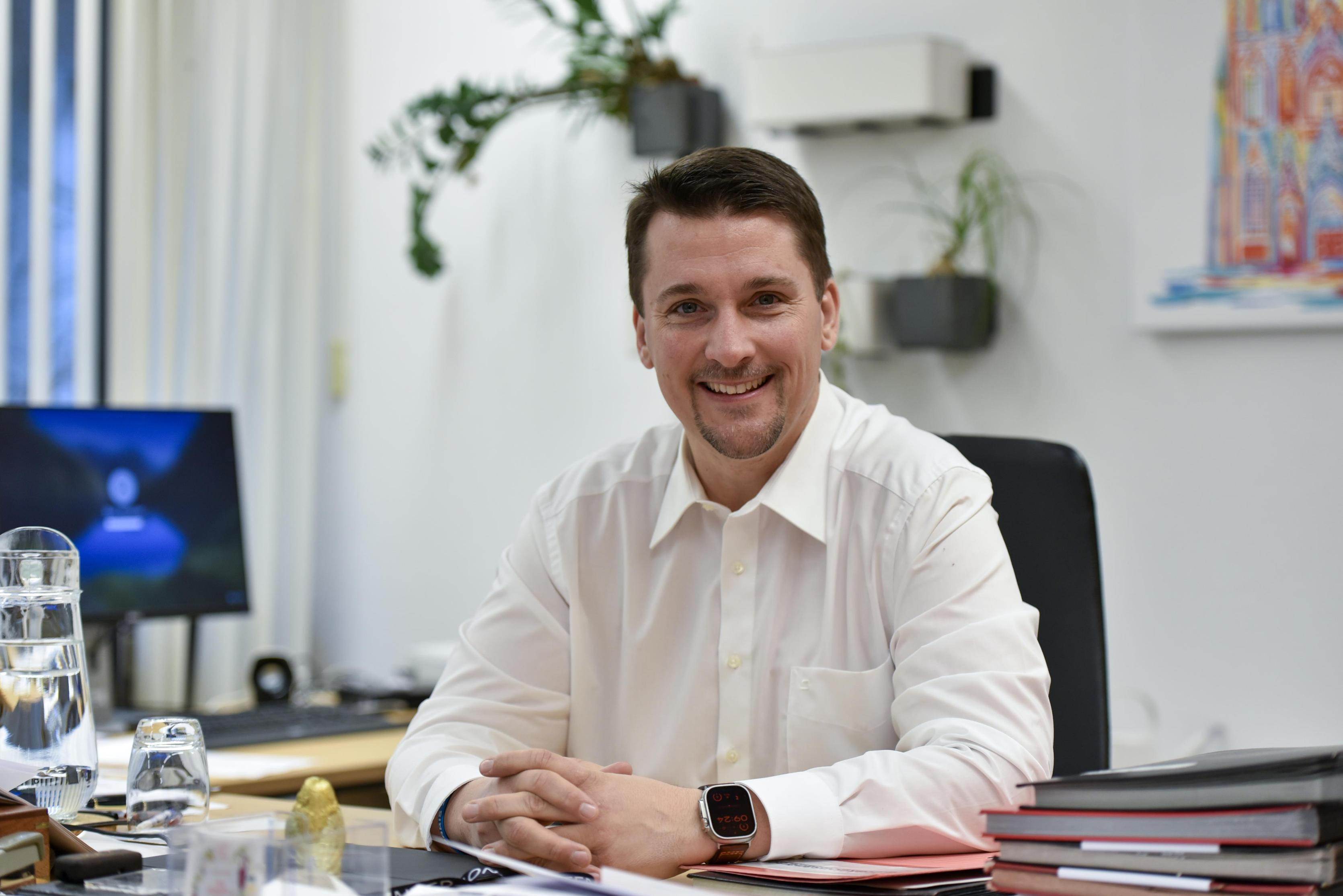 Bürgermeister Alexander Biber