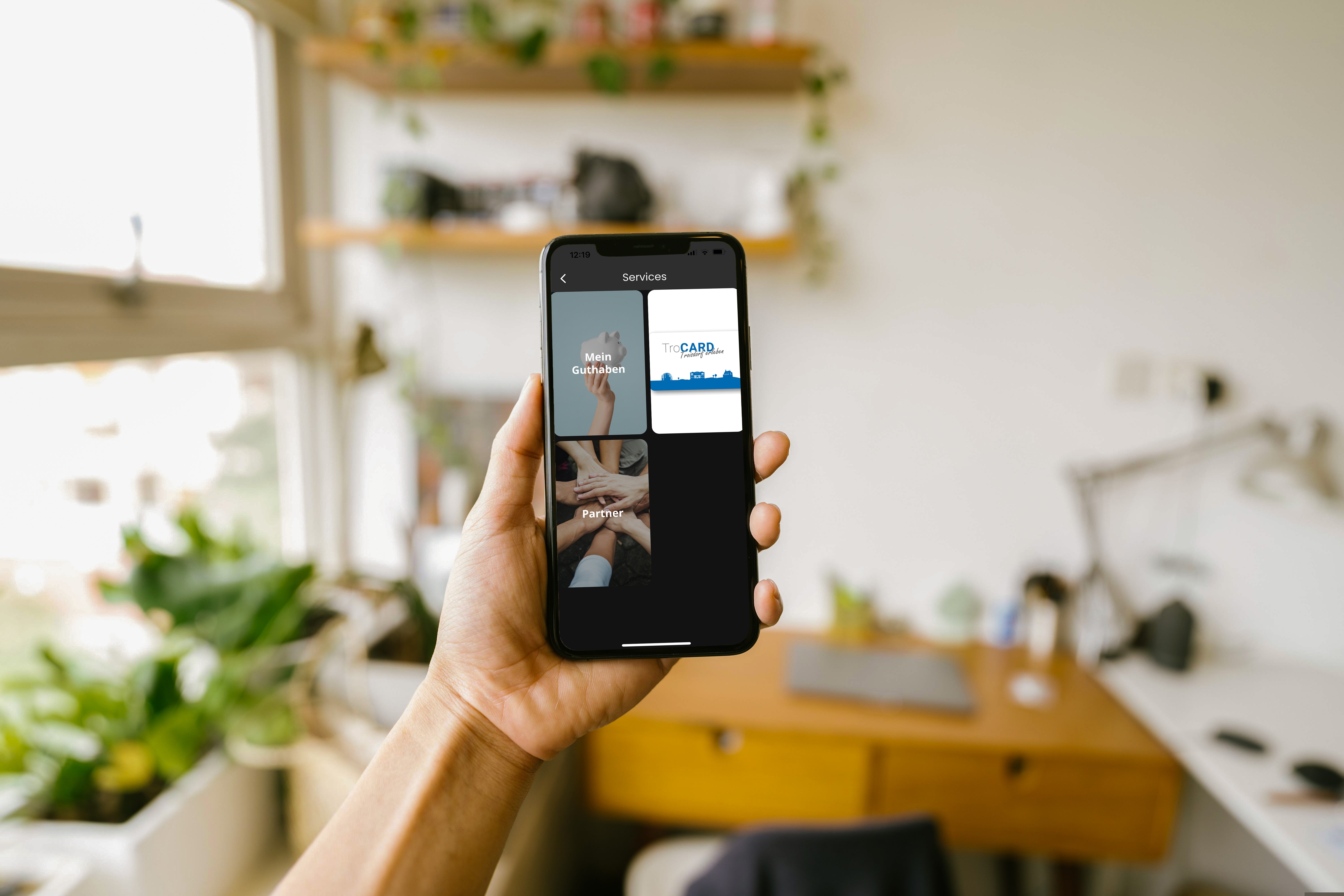 die smarT:app macht die TroCARD digital