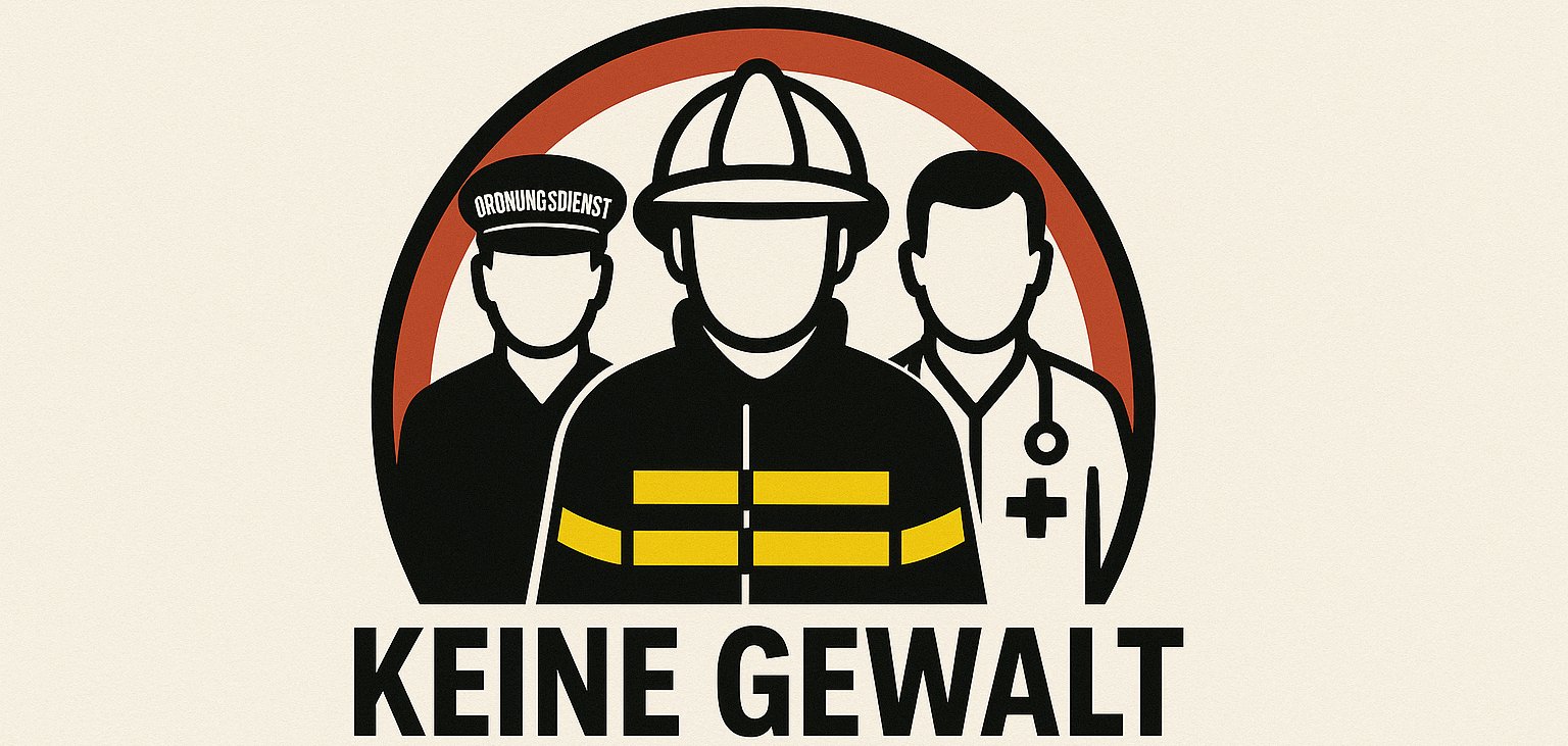 Keine Gewalt gegen Einsatzkräfte