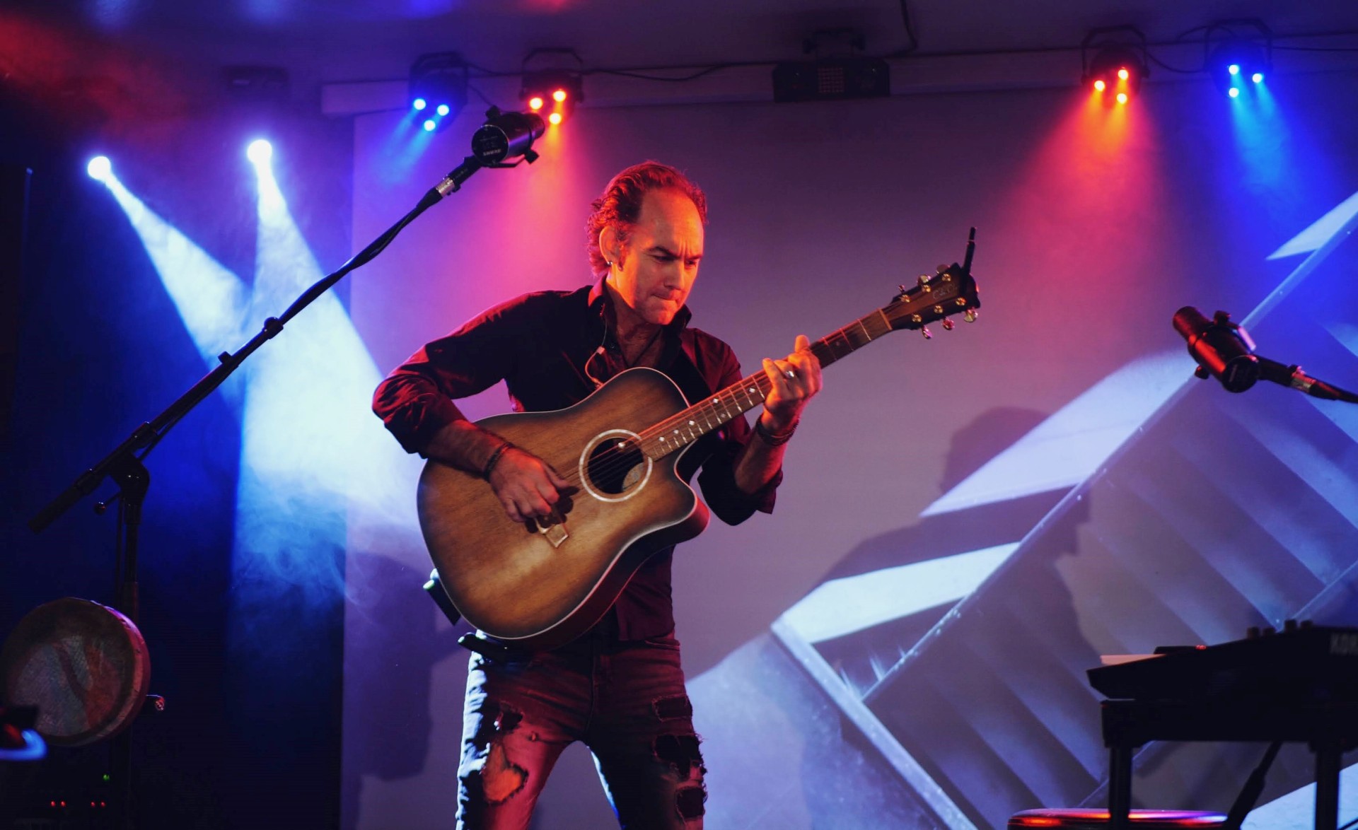 Jai Larkan auf der Bühne