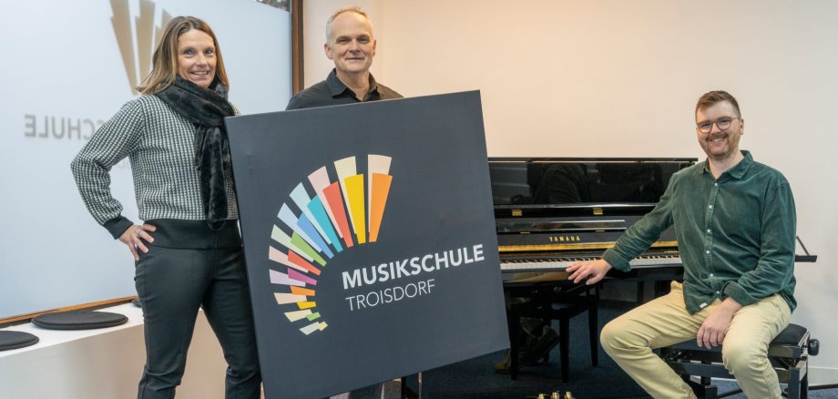 v.l. Tanja Gaspers, Rainer Land, Jan Jaing