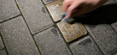 Steine werden gereinigt