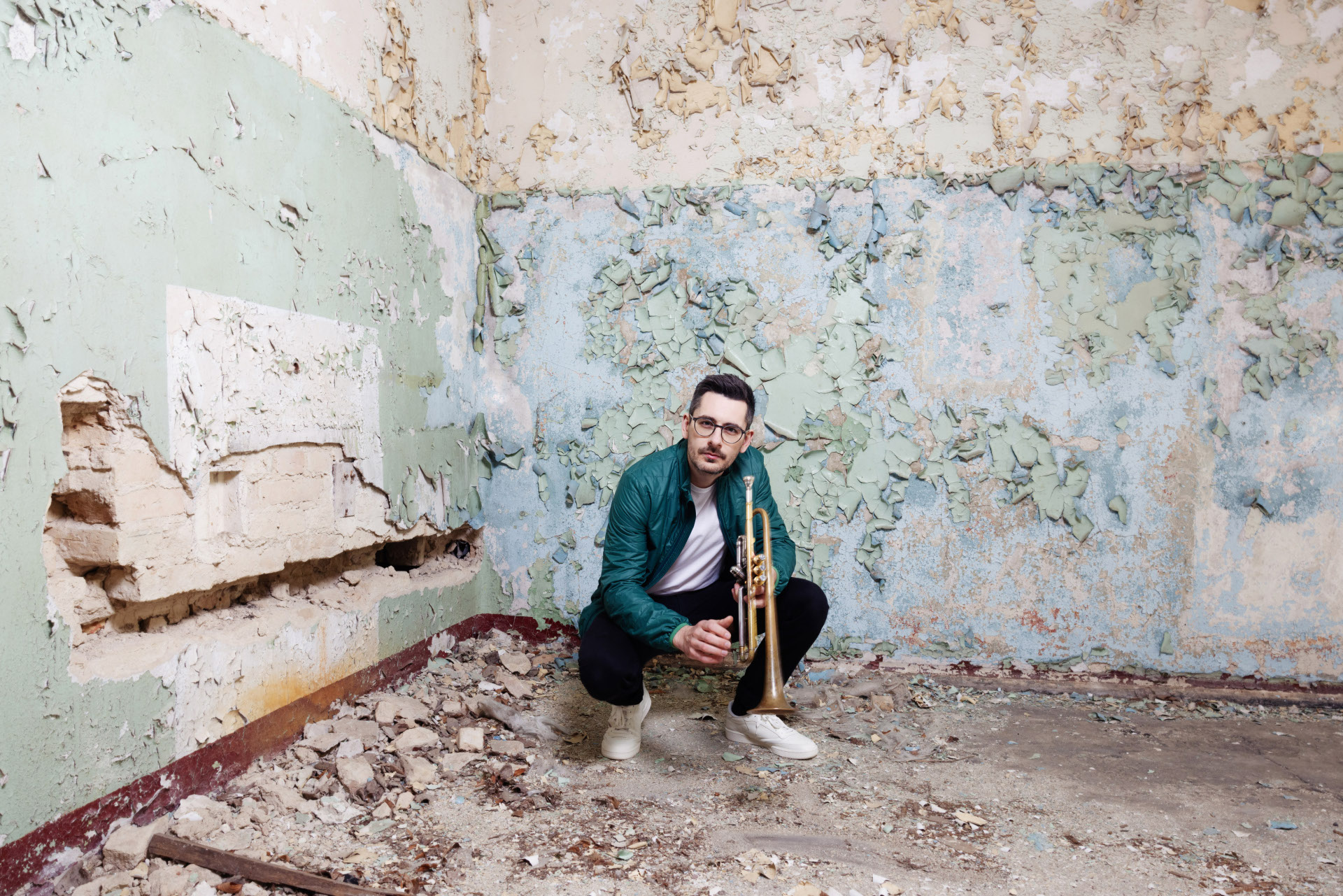 Maik Krahl mit Trompete