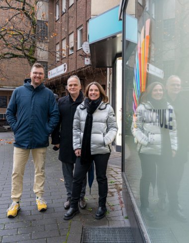 v.l. Jan Jaing, Rainer Land, Tanja Gaspers