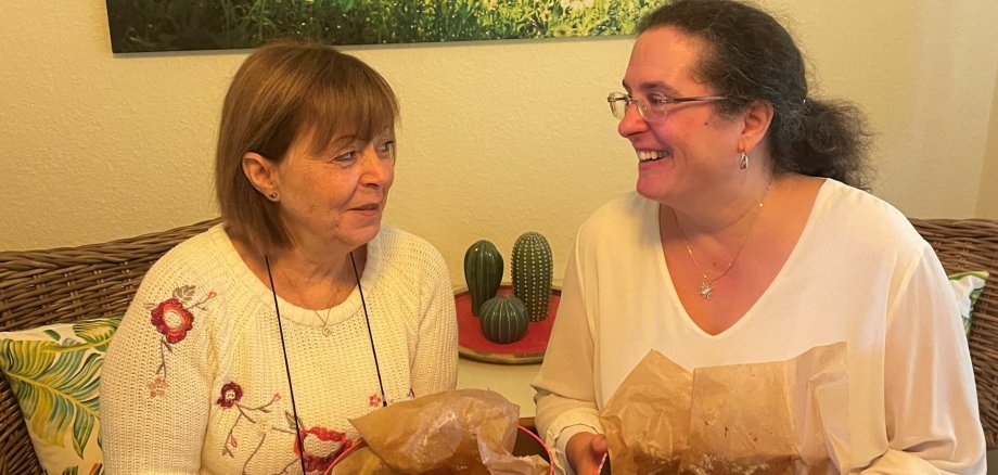 v.l. Martina France und Eva Basten