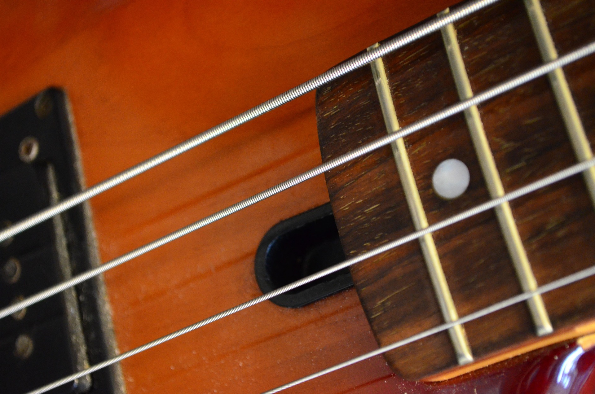 Detailaufnahme Bass