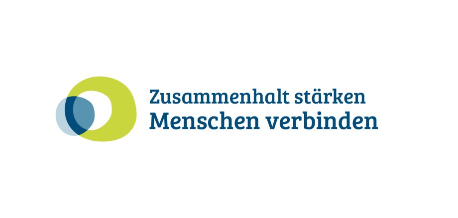 Logo Zusammenhalt stärken, Menschen verbinden