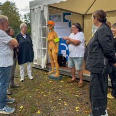 Clemens Heinl präsentiert seine Kunst