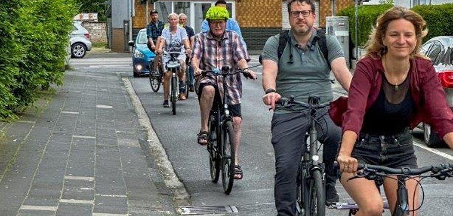 Radfahrer in Troisdorf