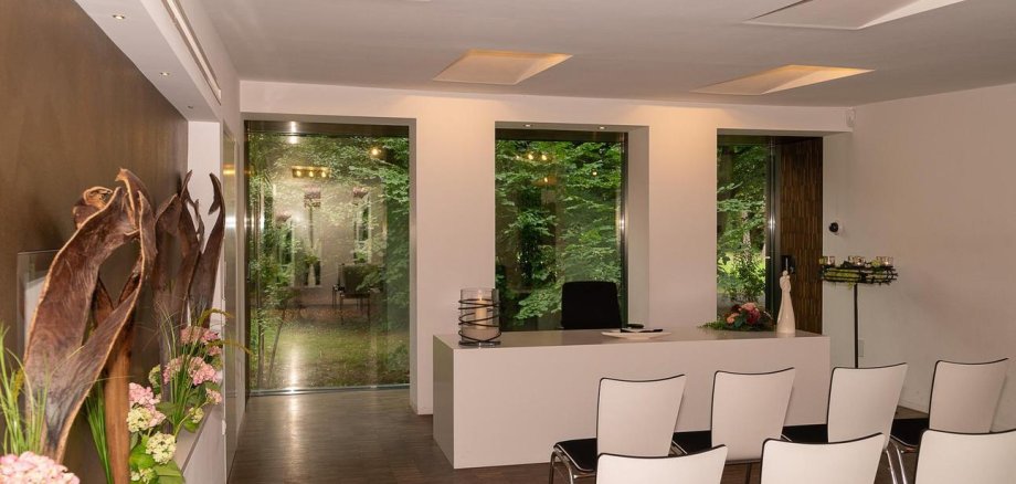 Standesamt mit Wartebereich