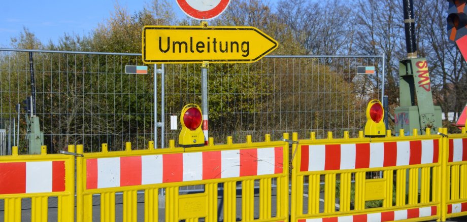 Umleitungsschilder