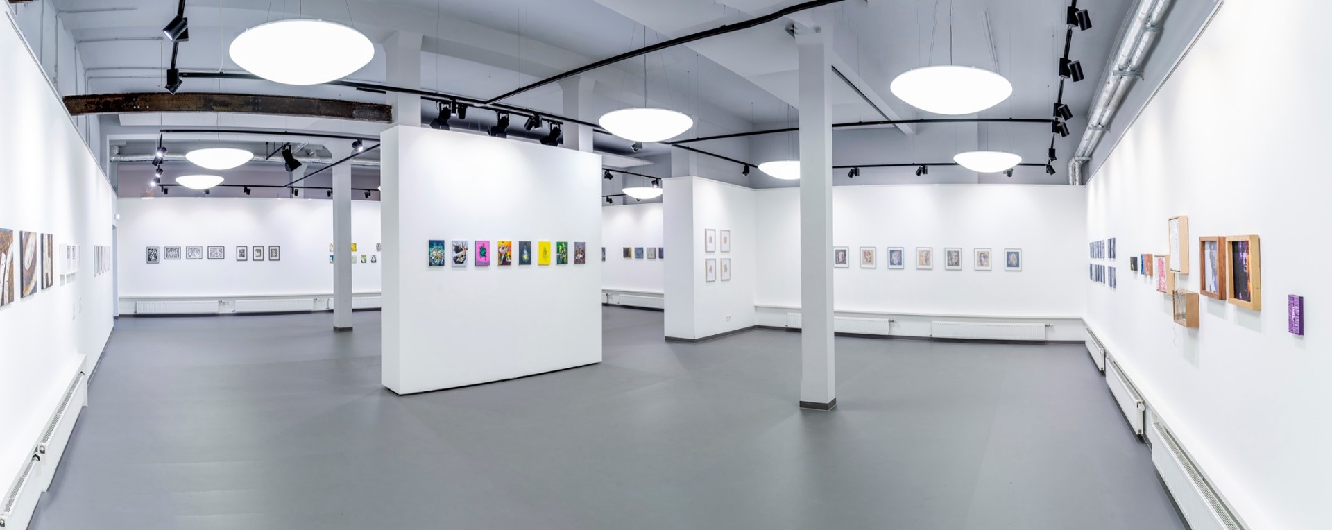 Die Ausstellungshalle des Kunsthauses Trosidorf