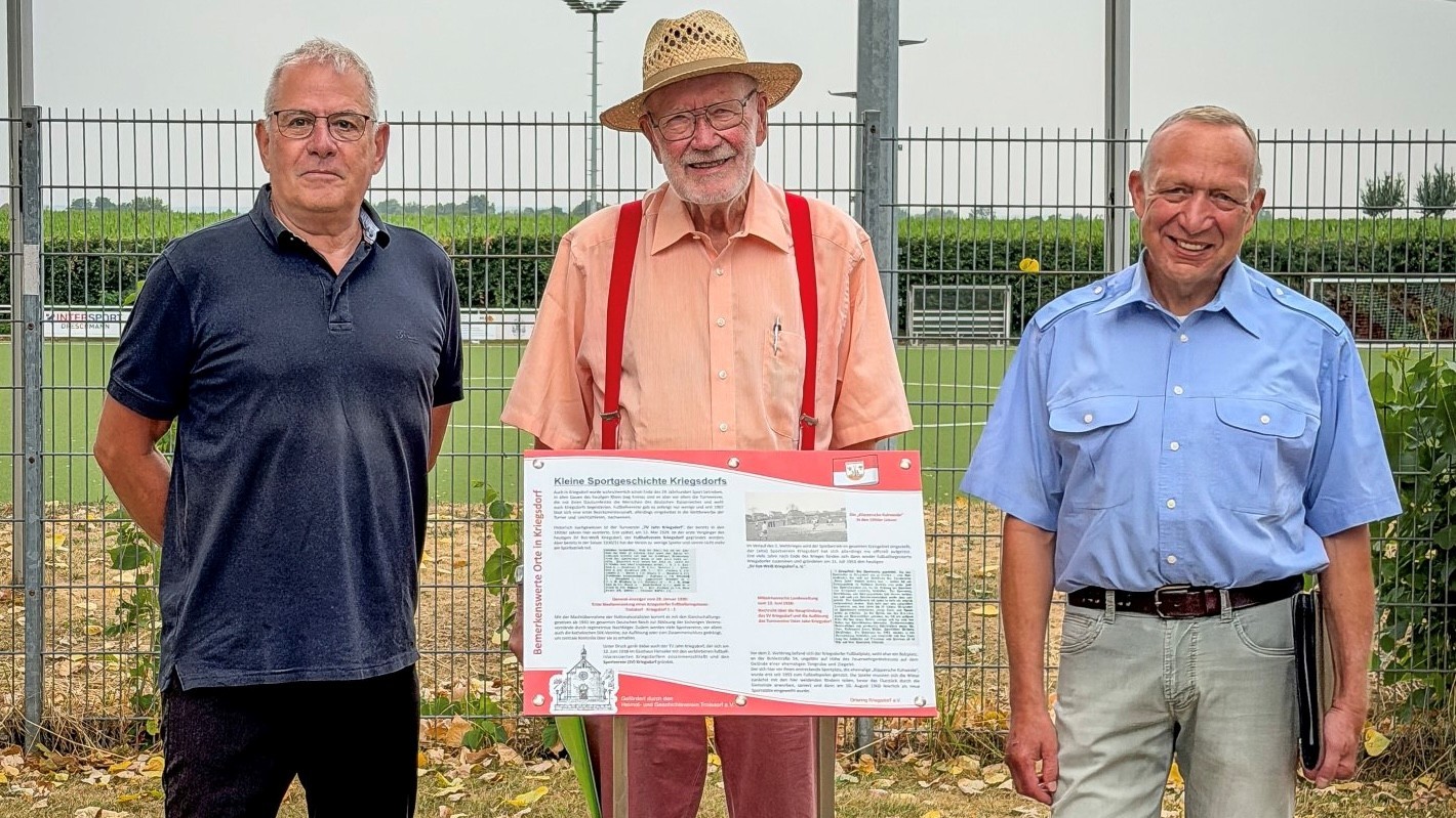 Drei der vier Mitglieder der Arbeitsgruppe: v.l. Horst Sandkuhl, Ulrich Schöttelndreier, Joachim W.Bohn, nicht im Bild: Kerstin Dörnchen