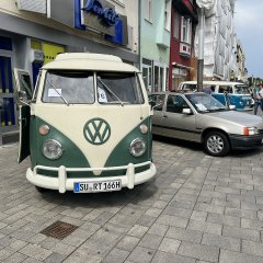 Oldtimer in der Troisdorfer Fußgängerzone