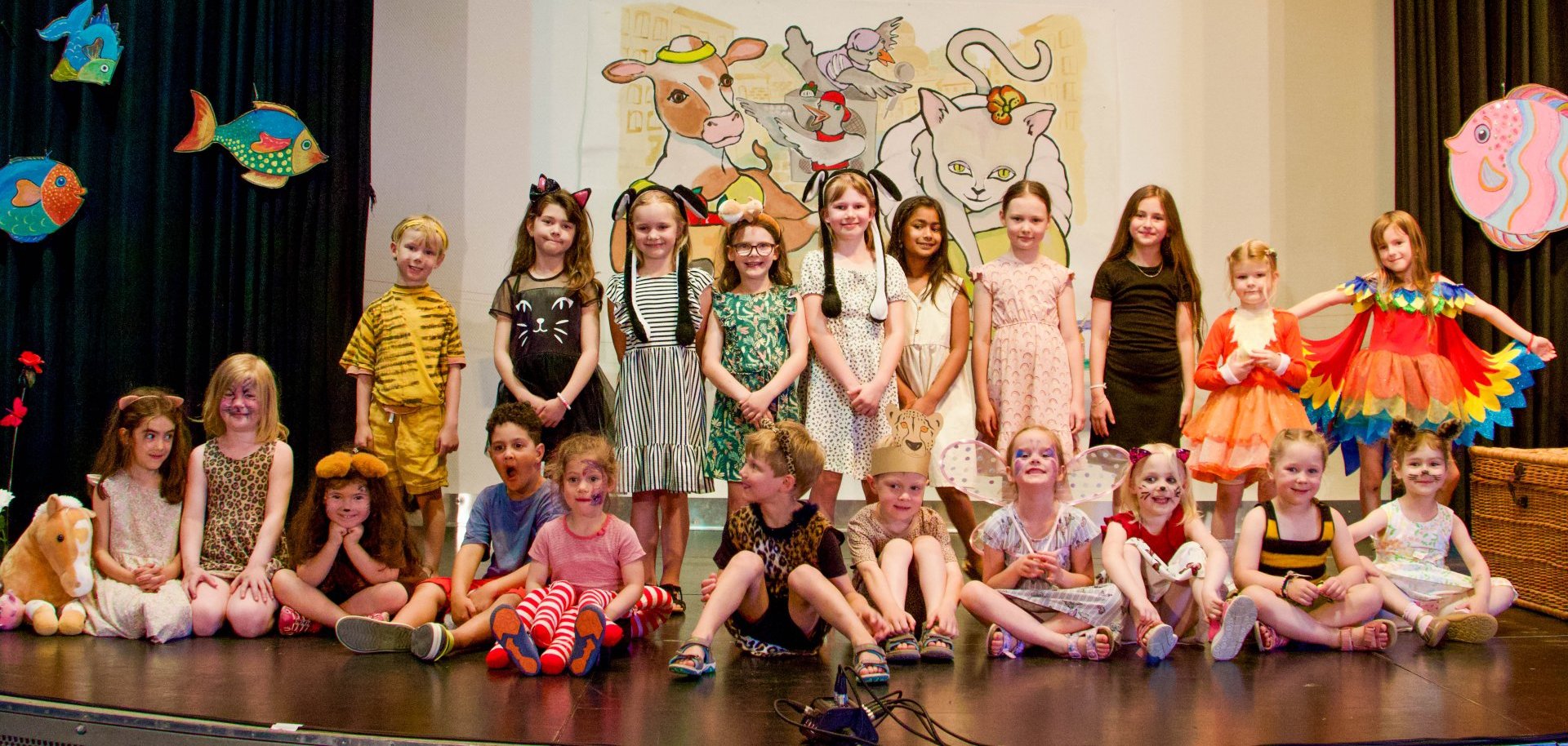 Gruppenfoto der Kinder