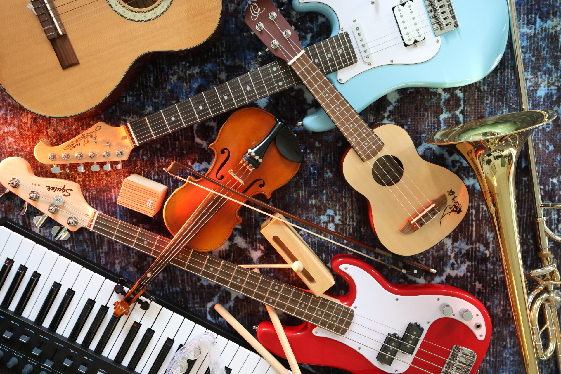 Verschiedene Instrumente