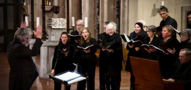 Der Forum Vocale Rhein-Sieg Chor mit dem Ensemble Festa d´Orecchi