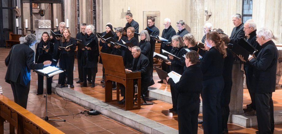 Der Forum Vocale Rhein-Sieg Chor mit dem Ensemble Festa d´Orecchi
