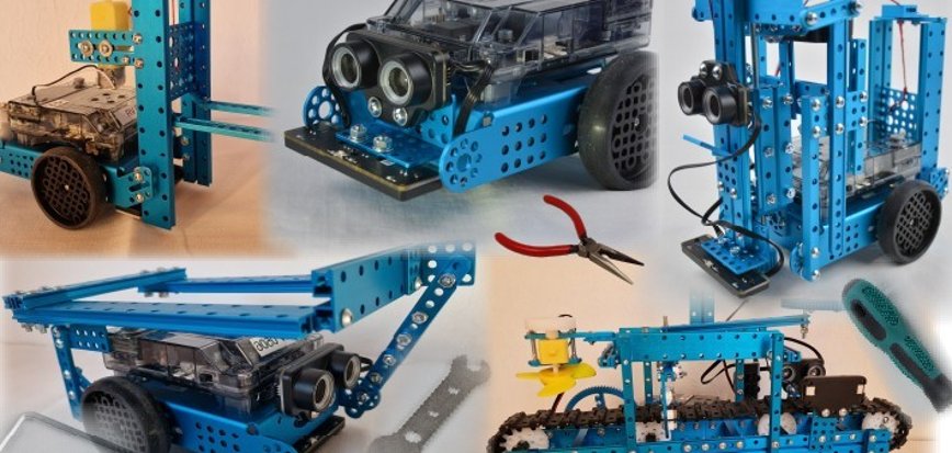 Zusammen gebaute Roboter