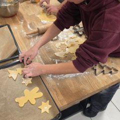 Weihnachtsbäckerei im TK3 - Link öffnet seitenüberlagerndes Dialog-Fenster