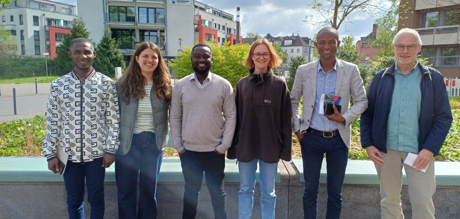 v.l. Francis Bansah, Hannah Schulze-Steinen, Degraft Johnson-Taylor, Svenja Püschel, Ismael Zagoon-Saeed, Peter Haag.