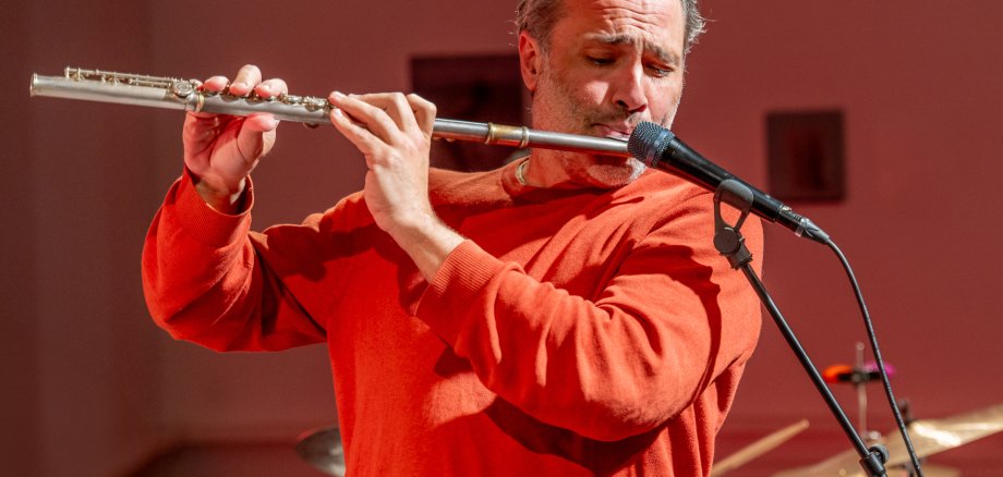 Flötist Christian Faig