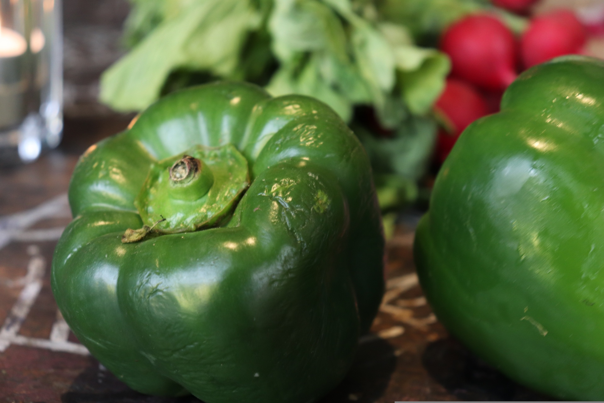 Grüne Paprika