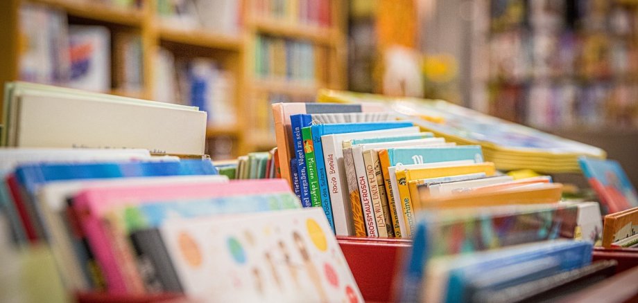 Bücher in der Bibliothek