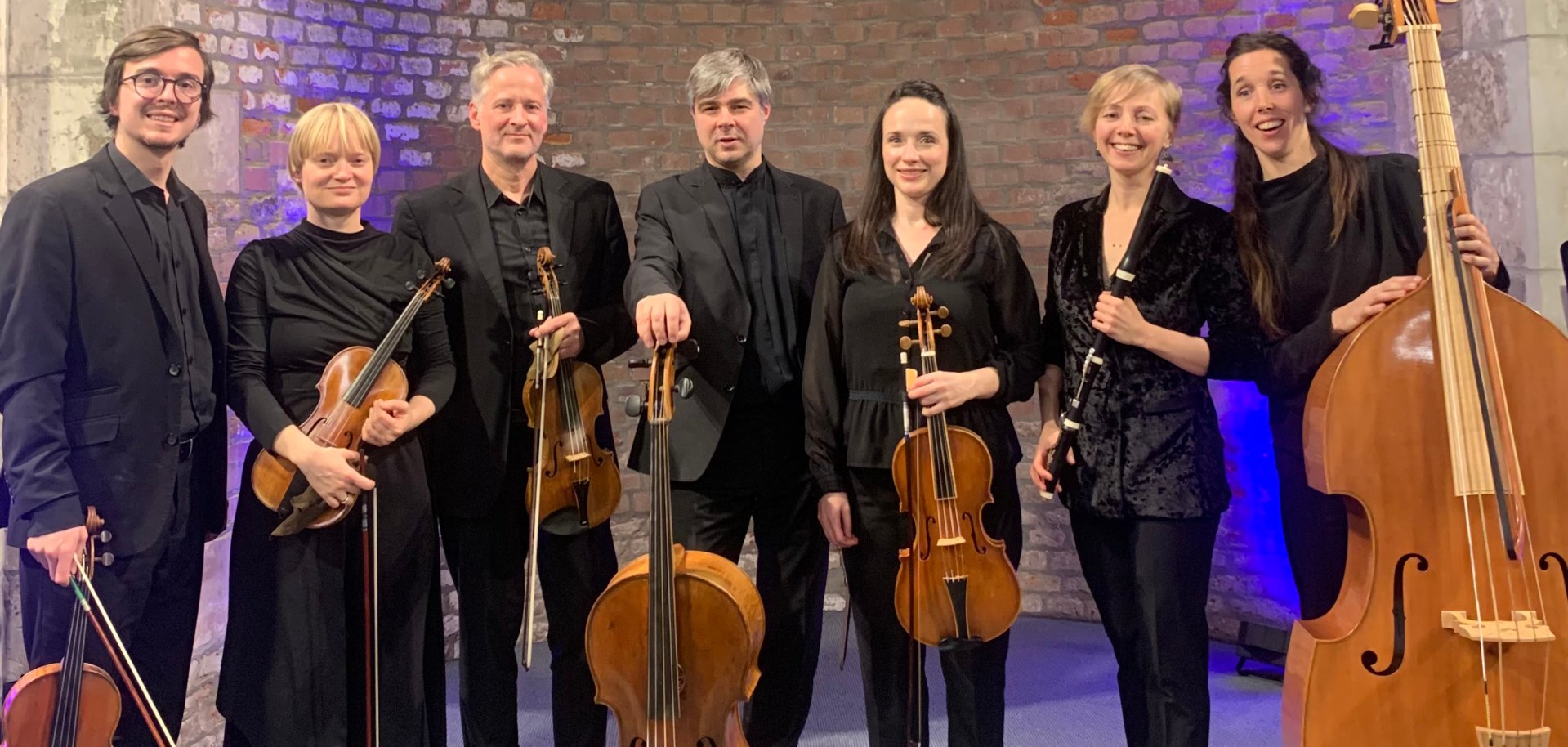 Das Ensemble Altera Pars mit ihren Instrumenten