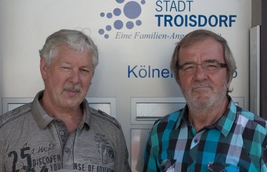 Die Behindertenbeauftragten der Stadt Troisdorf: Rolf Wetzel (links) und Horst Oberhaus (rechts)