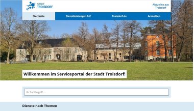 Startseite Serviceportal der Stadt Troisdorf