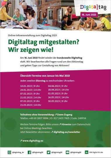 Flyer Digitaltag 2023