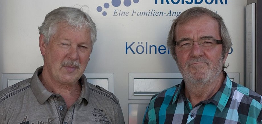 Die Behindertenbeauftragten der Stadt Troisdorf: Rolf Wetzel (links) und Horst Oberhaus (rechts)