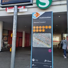 Mobilstation Stele Troisdorf Bahnhof