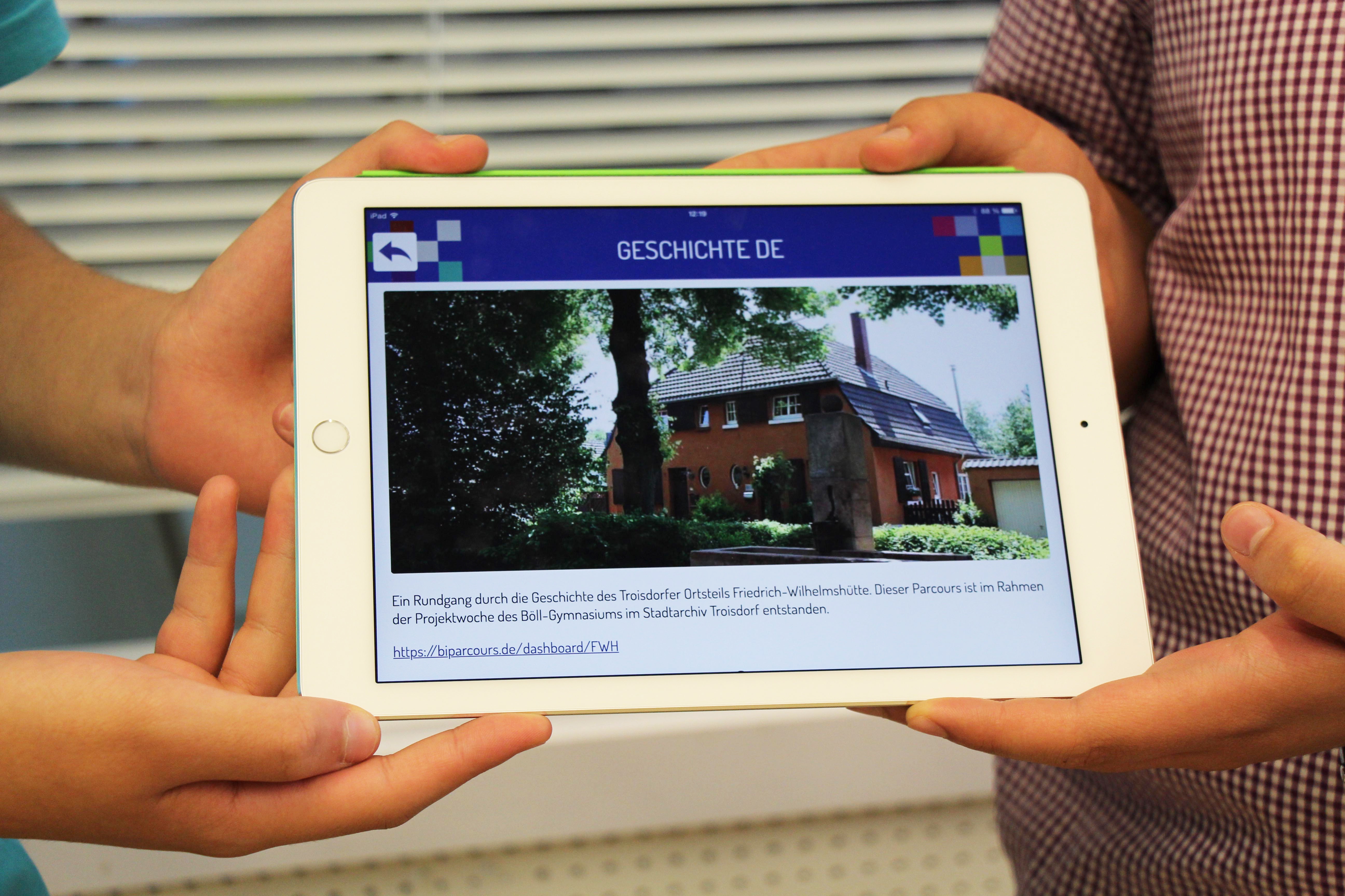 Digitaler Rundgang zur Troisdorfer Stadtgeschichte (Bild: Stadtarchiv Troisdorf) Digitaler Rundgang zur Troisdorfer Stadtgeschichte (Bild: Stadtarchiv Troisdorf)